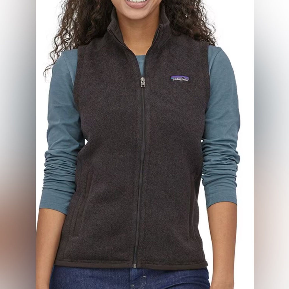 Patagonia small black better sweater fleece vest, some piling on front
